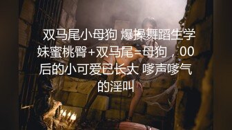 良家小母狗 狗绳项圈调教 丰乳翘臀 良家外表下原来这么淫荡不堪 大鸡巴抽插骚穴水声不断