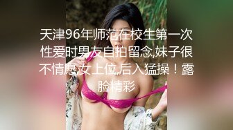 天津96年师范在校生第一次性爱时男友自拍留念,妹子很不情愿,女上位,后入猛操！露脸精彩