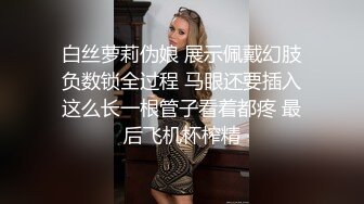 白丝萝莉伪娘 展示佩戴幻肢负数锁全过程 马眼还要插入这么长一根管子看着都疼 最后飞机杯榨精