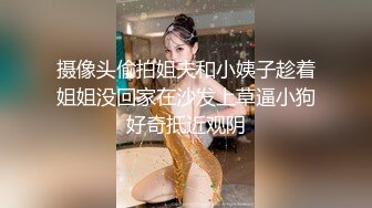 摄像头偷拍姐夫和小姨子趁着姐姐没回家在沙发上草逼小狗好奇抵近观阴